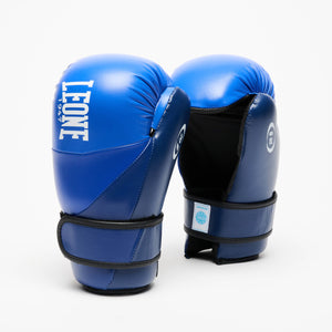 Gants de Point Fighting Leone WAKO GN600 Bleu-Combat Arena