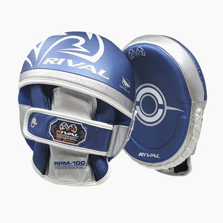 Coussinets de mise au point Rival Professionnel RPM100 Bleu-Argent-Combat Arena