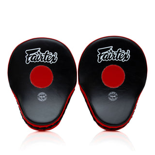 Coussinets de mise au point Fairtex Ultimate Contoured FMV9 Noir-rouge 