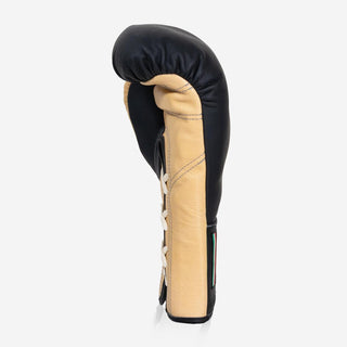 Guantoni Di Nardo con lacci 12 Oz Nero-sabbia-Combat Arena