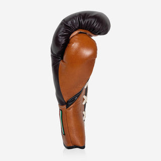 Gants de boxe Di Nardo avec Lacets 14 Oz Bourgogne-cognac-Combat Arena