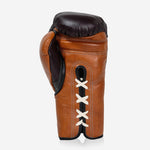 Gants de boxe Di Nardo avec Lacets 14 Oz Bourgogne-cognac-Combat Arena