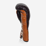 Gants de boxe Di Nardo avec Lacets 14 Oz Bourgogne-cognac-Combat Arena