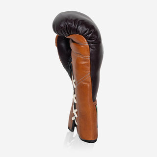 Gants de boxe Di Nardo avec Lacets 14 Oz Bourgogne-cognac-Combat Arena