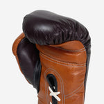 Gants de boxe Di Nardo avec Lacets 14 Oz Bourgogne-cognac-Combat Arena
