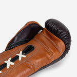 Gants de boxe Di Nardo avec Lacets 14 Oz Bourgogne-cognac-Combat Arena