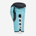 Guantoni Di Nardo con lacci 14 Oz Nero-acqua-Combat Arena