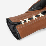 Guantoni Di Nardo con lacci 18 Oz Nero-marrone-Combat Arena