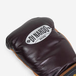 Gants de boxe Di Nardo avec Velcro 12 Oz Bourgogne-cognac-vintage-Combat Arena