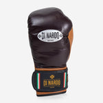 Gants de boxe Di Nardo avec Velcro 12 Oz Bourgogne-cognac-vintage-Combat Arena