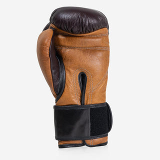 Gants de boxe Di Nardo avec Velcro 12 Oz Bourgogne-cognac-vintage-Combat Arena