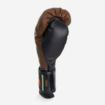 Gants de boxe Di Nardo avec Velcro 12 Oz Marron-noir 