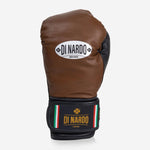 Gants de boxe Di Nardo avec Velcro 12 Oz Marron-noir 