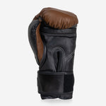 Gants de boxe Di Nardo avec Velcro 12 Oz Marron-noir 