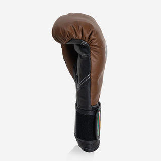Gants de boxe Di Nardo avec Velcro 12 Oz Marron-noir 