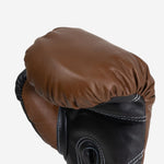 Gants de boxe Di Nardo avec Velcro 12 Oz Marron-noir 