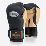 Gants de boxe Di Nardo avec Velcro 12 Oz Noir-sable 