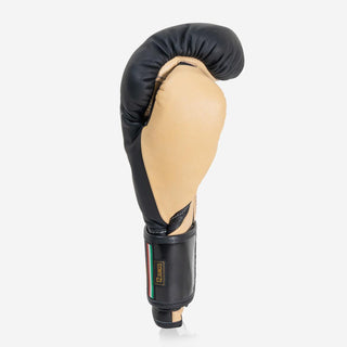 Gants de boxe Di Nardo avec Velcro 12 Oz Noir-sable 