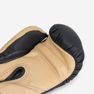 Gants de boxe Di Nardo avec Velcro 12 Oz Noir-sable 