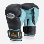 Gants de boxe Di Nardo avec Velcro 14 Oz Noir-eau 