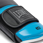 Gants de boxe Leone Professional 2 GN115C Bleu 14 Oz 