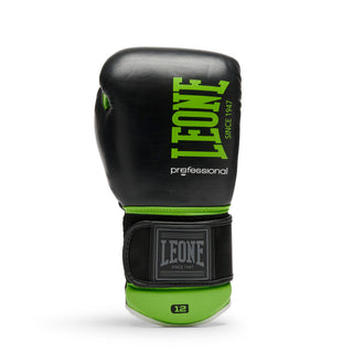 Gants de boxe Leone Professional 2 GN115C Vert 10 Oz 