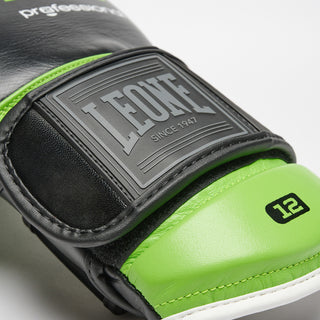 Gants de boxe Leone Professional 2 GN115C Vert 10 Oz 
