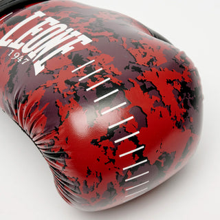 Gants de boxe Leone Urban Fighter GN335 Camo rouge-noir-Combat Arena
