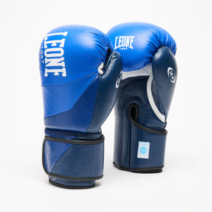 Gants de boxe Leone WAKO GN043 Bleu-Combat Arena