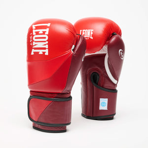 Gants de boxe Leone WAKO GN043 Rouge-Combat Arena