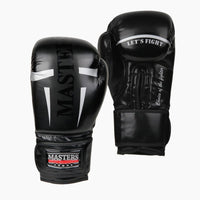 Gants de boxe Maîtres WAKO 10 Oz Noir-Combat Arena