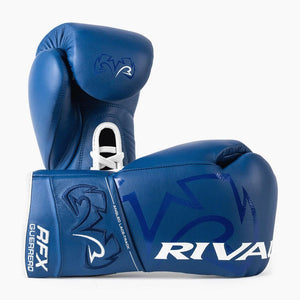 Gants de boxe Rival RFX Guerrero Pro Fight HDE-F Bleu 10 Oz-Combat Arena