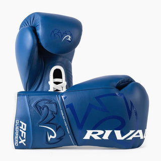 Gants de boxe Rival RFX Guerrero Pro Fight HDE-F Bleu 10 Oz-Combat Arena