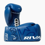 Gants de boxe Rival RFX Guerrero Pro Fight SF-H Bleu 10 Oz-Combat Arena