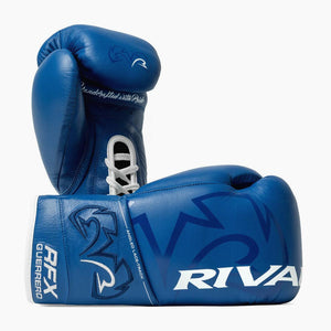 Gants de boxe Rival RFX Guerrero Pro Fight SF-H Bleu 10 Oz-Combat Arena