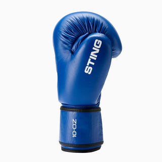 Gants de boxe Sting Competition Approuvé World Boxing Bleu 
