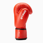 Gants de boxe Sting Competition Approuvé World Boxing Rouge 