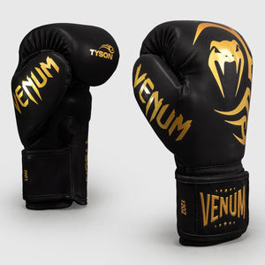 Gants de boxe Venum x Mike Tyson Replica Noir-or-Combat Arena