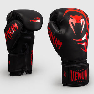 Gants de boxe Venum x Mike Tyson Replica Noir-rouge-Combat Arena