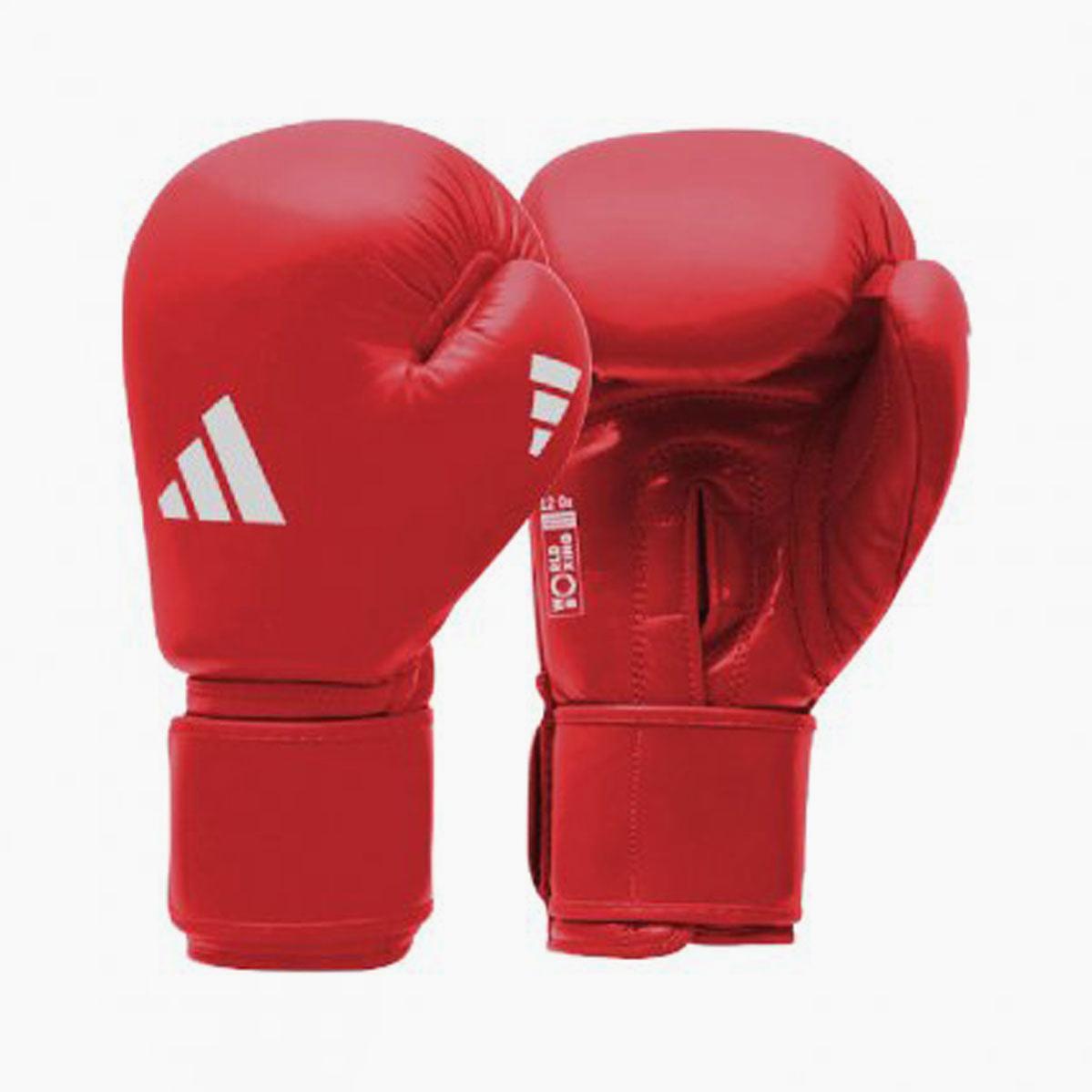 Gants de boxe de Boxe Adidas Approuvés World Boxing Rouge - Gants de ...