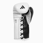 Gants de boxe Adidas Hybrid 500 Pour contre Lacets Noir-blanc 