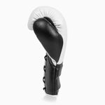 Gants de boxe Adidas Hybrid 500 Pour contre Lacets Noir-blanc 