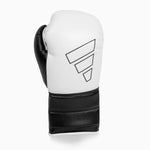 Gants de boxe Adidas Hybrid 500 Pour contre Lacets Noir-blanc 