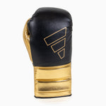 Gants de boxe Adidas Hybrid 500 Pro avec Lacets Noir-or 