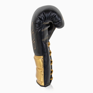 Gants de boxe Adidas Hybrid 500 Pro avec Lacets Noir-or 
