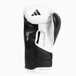Gants de boxe Adidas Hybrid 500 Pour contre Velcro Noir-blanc 