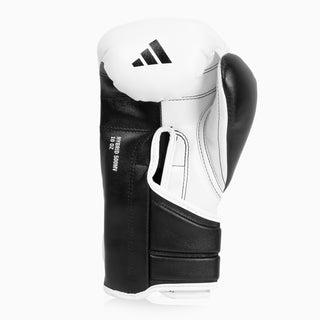 Gants de boxe Adidas Hybrid 500 Pour contre Velcro Noir-blanc 