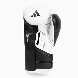 Gants de boxe Adidas Hybrid 500 Pour contre Velcro Noir-blanc 