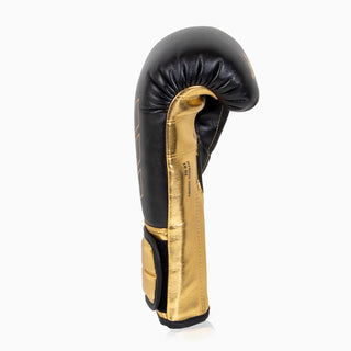 Gants de boxe Adidas Hybrid 500 Pour contre Velcro Noir-or 