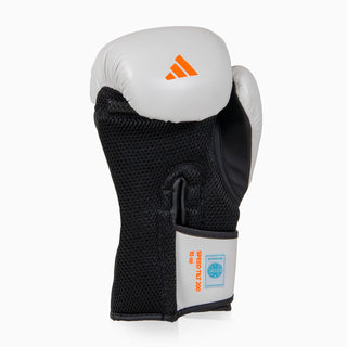 Gants de boxe Adidas Speed Tilt 200 WAKO 10 Oz Blanc-noir-rouge 